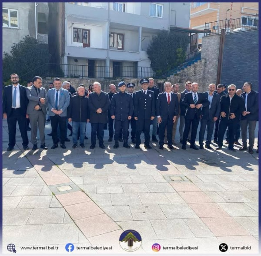 BELEDİYE BAŞKANIMIZ H.SİNAN ACAR POLİS TEŞKİLATININ 180. KURULUŞ YILDÖNÜMÜNDE TERMAL MEYDAN' DA DÜZENLENEN PROGRAMA KATILIM SAĞLADI