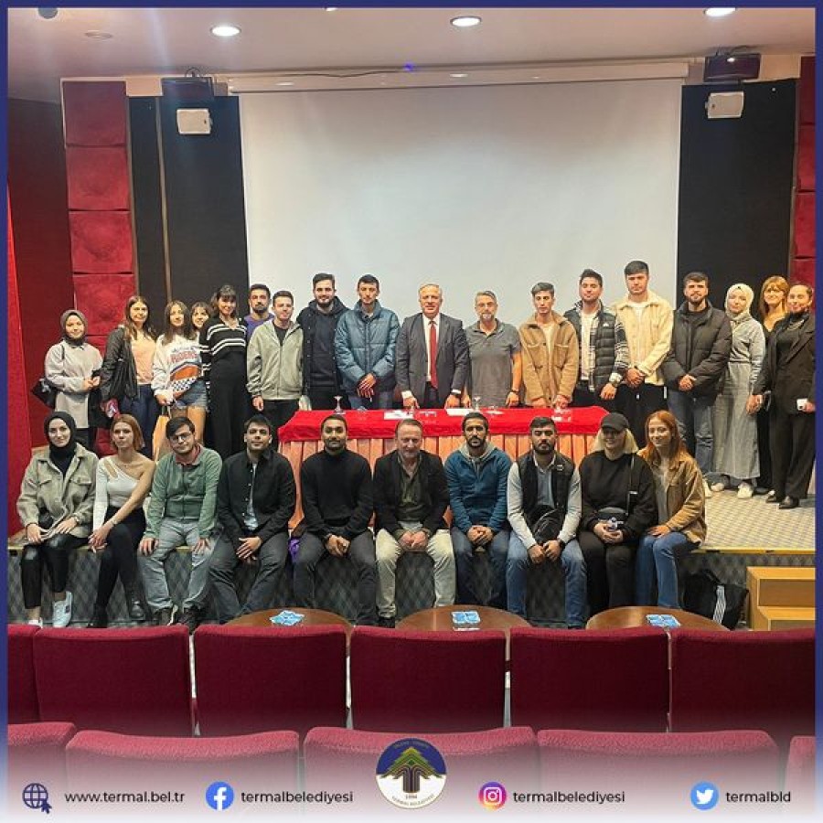 BELEDİYE BAŞKANIMIZ H.SİNAN ACAR YALOVA ÜNİVERSİTESİ SİYASİ BİLİMLER FAKULTESİ ÖĞRENCİLERİYLE BULUŞTU
