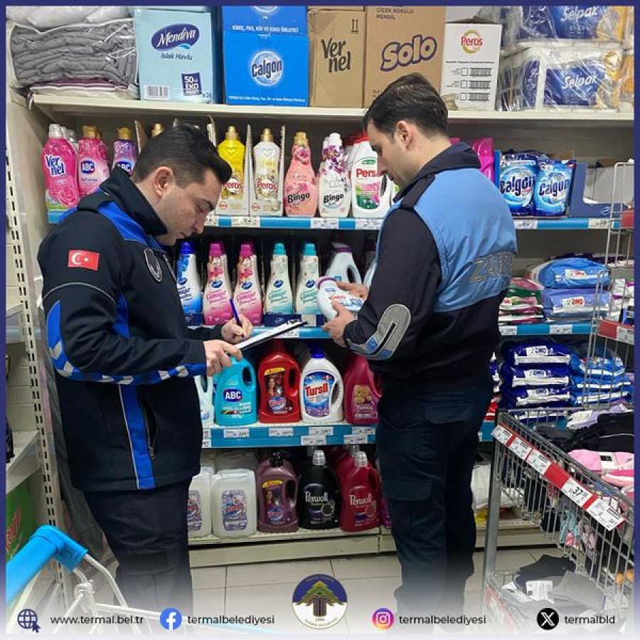 BELEDİYEMİZ ZABITA EKİPLERİMİZ DENETİMDE