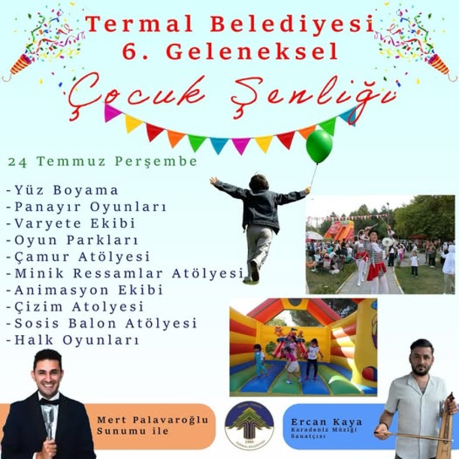 ÇOCUKLAR, EĞLENCE ZAMANI!