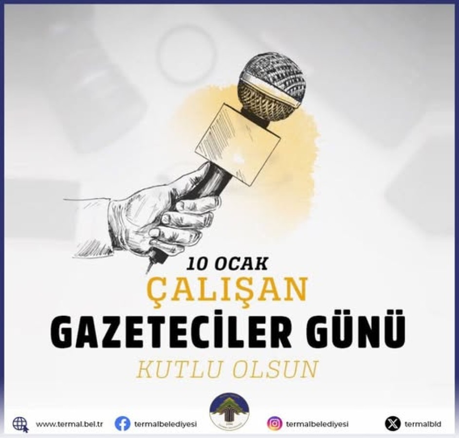 GAZETECİLER GÜNÜ KUTLU OLSUN