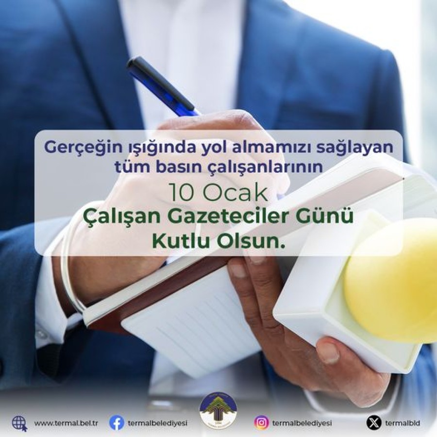 GAZETECİLER VE BASIN BAYRAMI KUTLU OLSUN