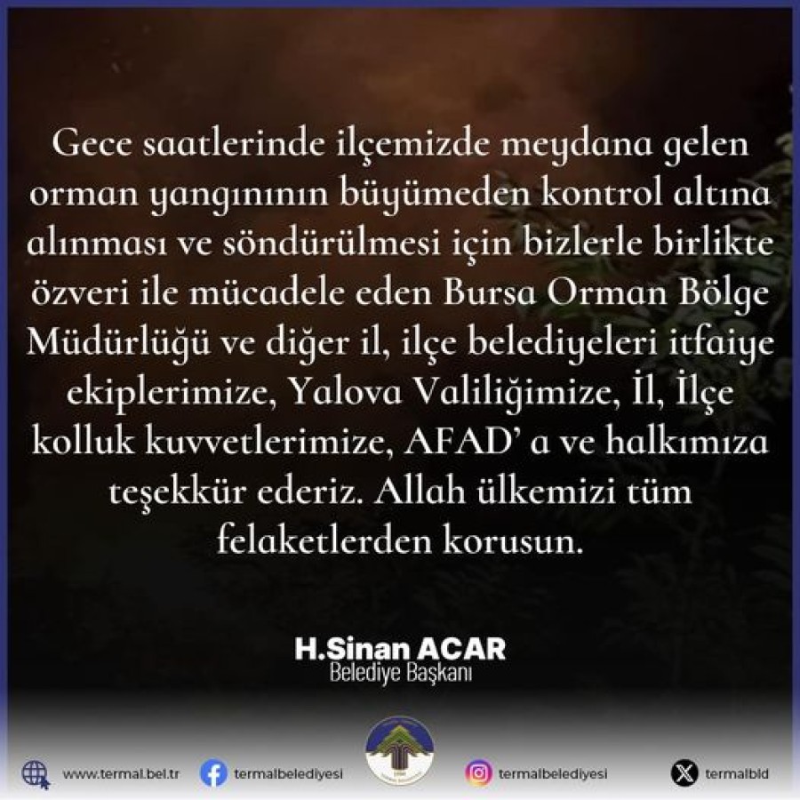 GEÇMİŞ OLSUN TERMAL