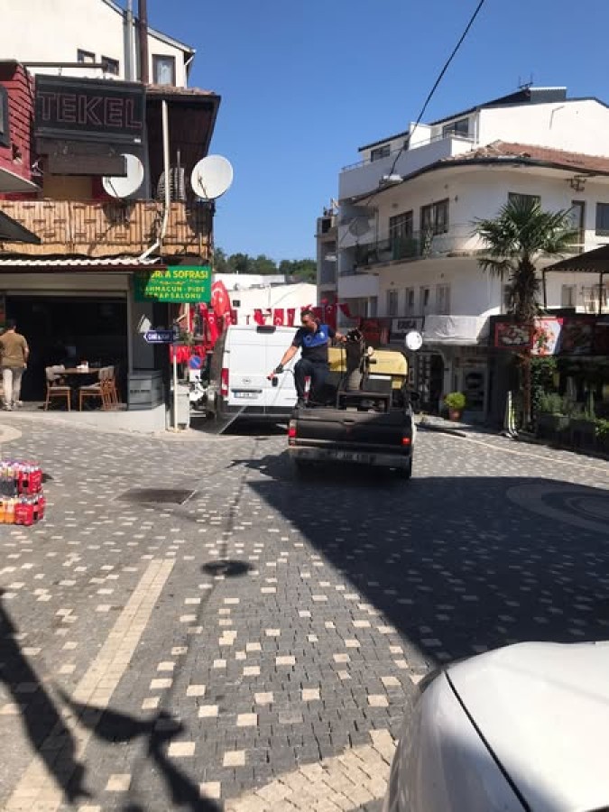 İLAÇLAMA ÇALIŞMASI