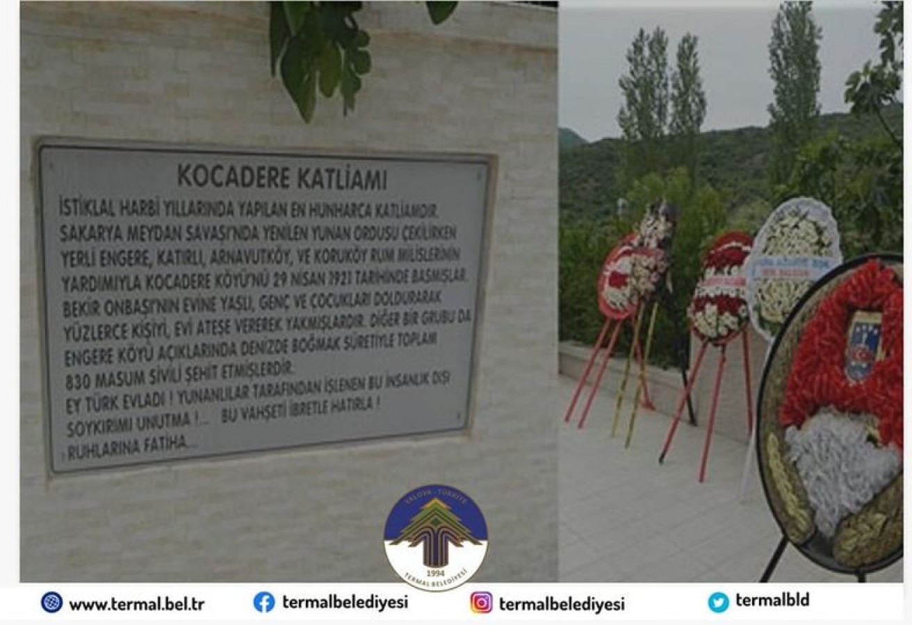 KOCADERE KÖYÜNDE KATLEDİLEN ŞEHİTLERİMİZİ RAHMETLE ANIYORUZ