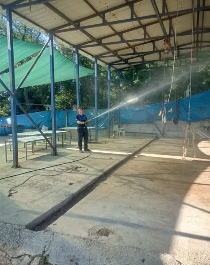 KURBAN KESİM ALANI İLAÇLAMA ÇALIŞMASI