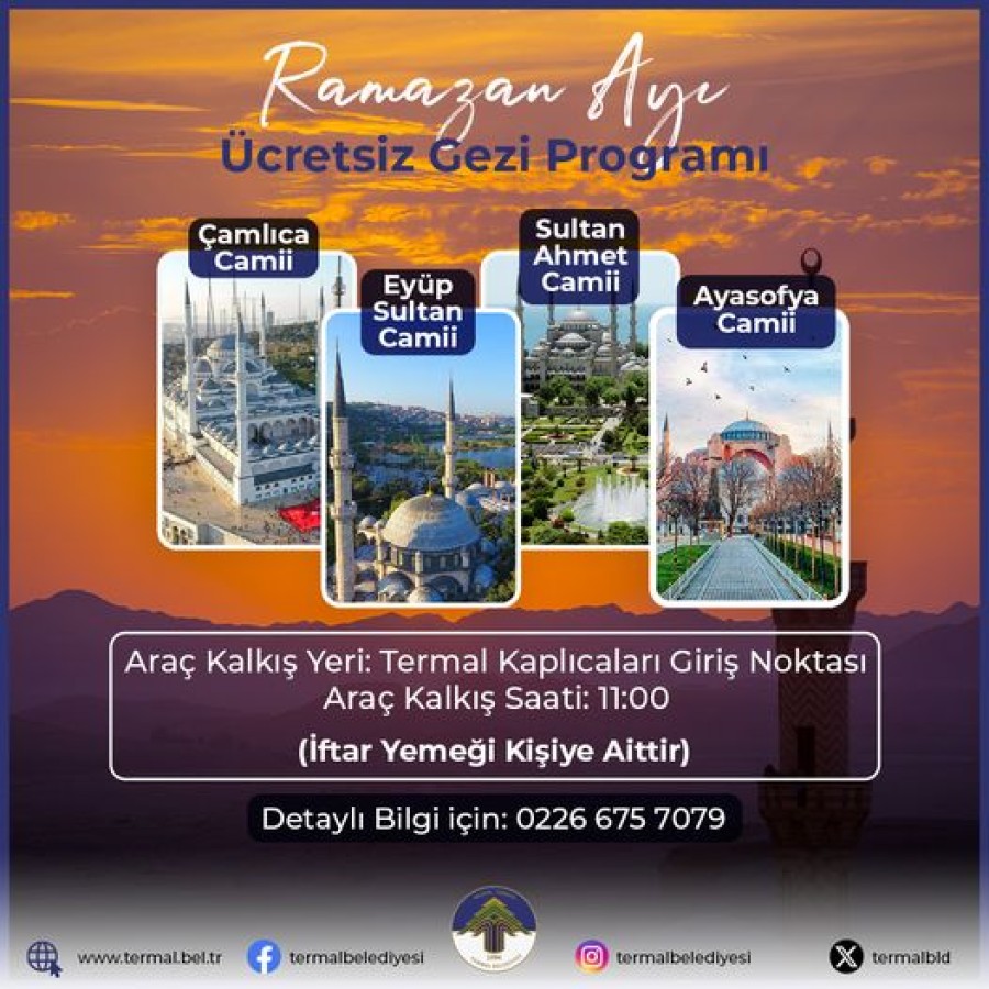 RAMAZAN AYI GEZİ PROGRAMI
