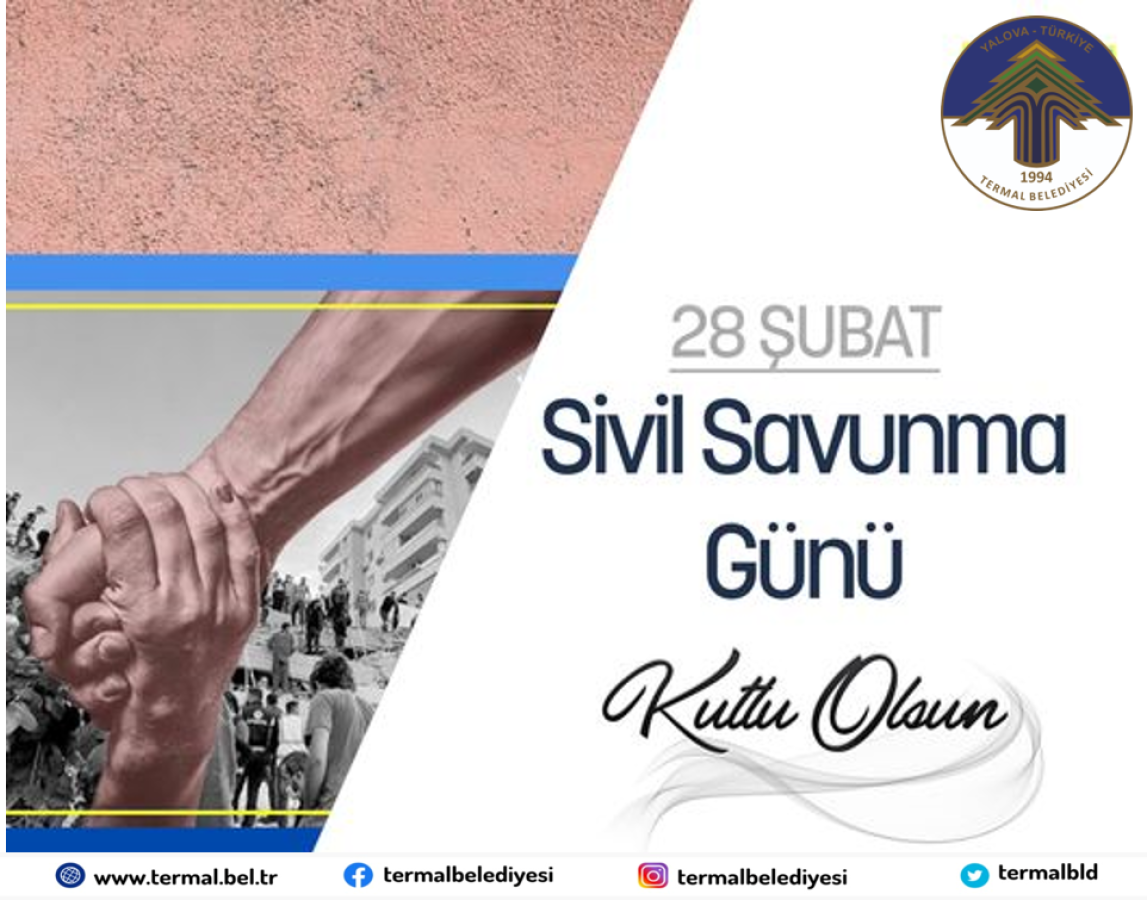 SİVİL SAVUNMA GÜNÜ KUTLU OLSUN
