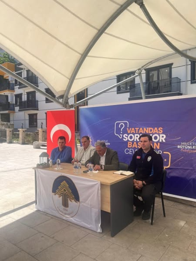 VATANDAŞ SORUYOR BAŞKAN CEVAPLIYOR