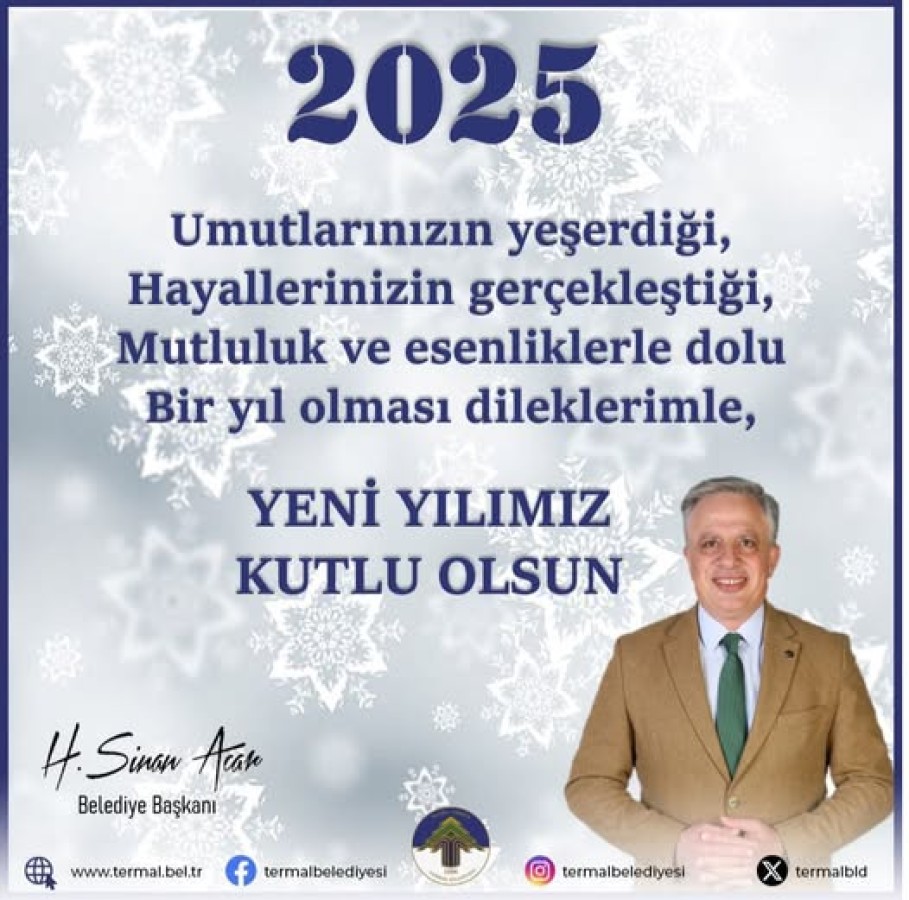 YENİ YILINIZ KUTLLU OLSUN