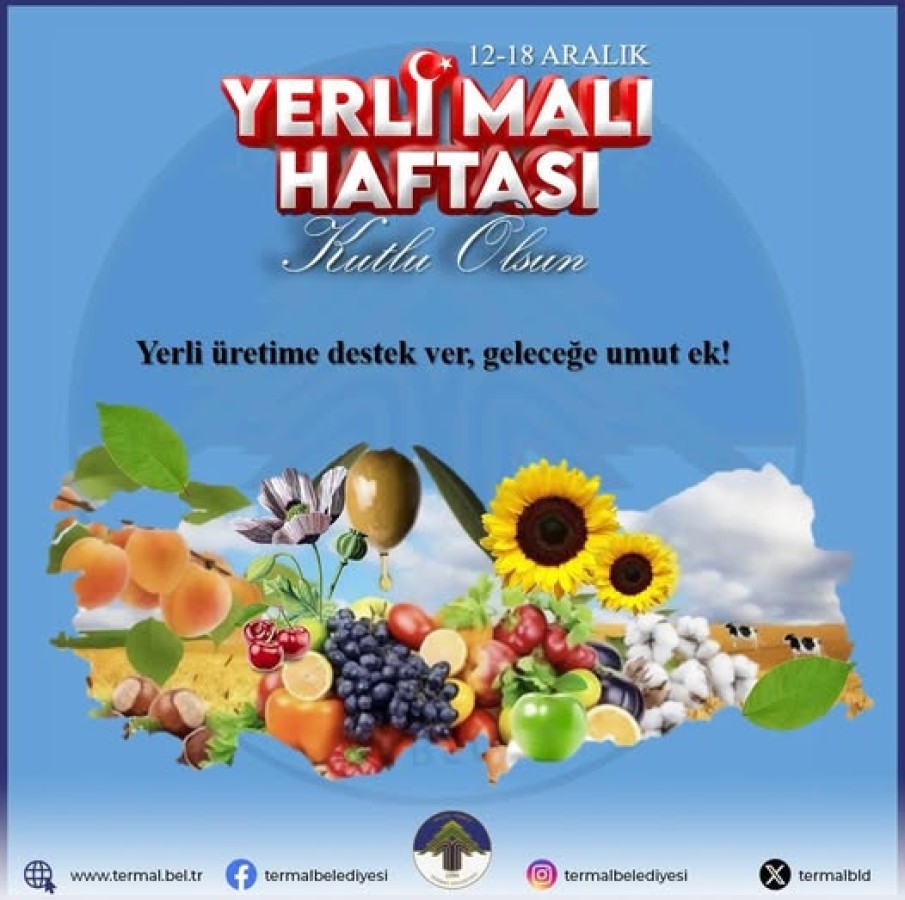 YERLİ MALI HAFTASI KUTLU OLSUN